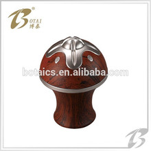 plastic material electroplating curtain rod decorative finials